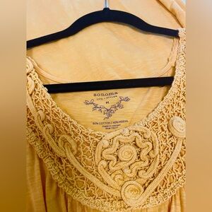 Mustard Yellow Knit Maxi Dress (M)